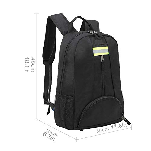 QEES Heavy Duty Tool Backpack, 1680D Oxford Cloth, Electrician's Bag With Durable Handles & Straps - Image 2