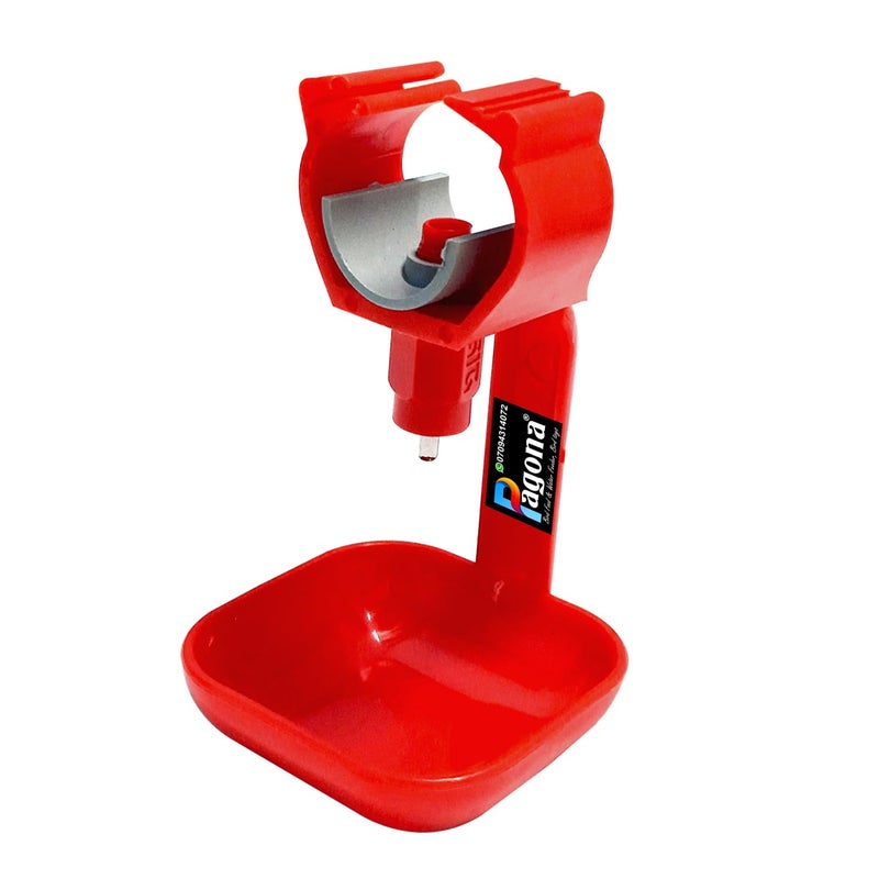 Pagona Poultry Nipple drinker with Drip Cup and Leakage Control Saddles Suitable for Chicken, Quail, Hen, Duck, Goose Etc (50) - Image 1