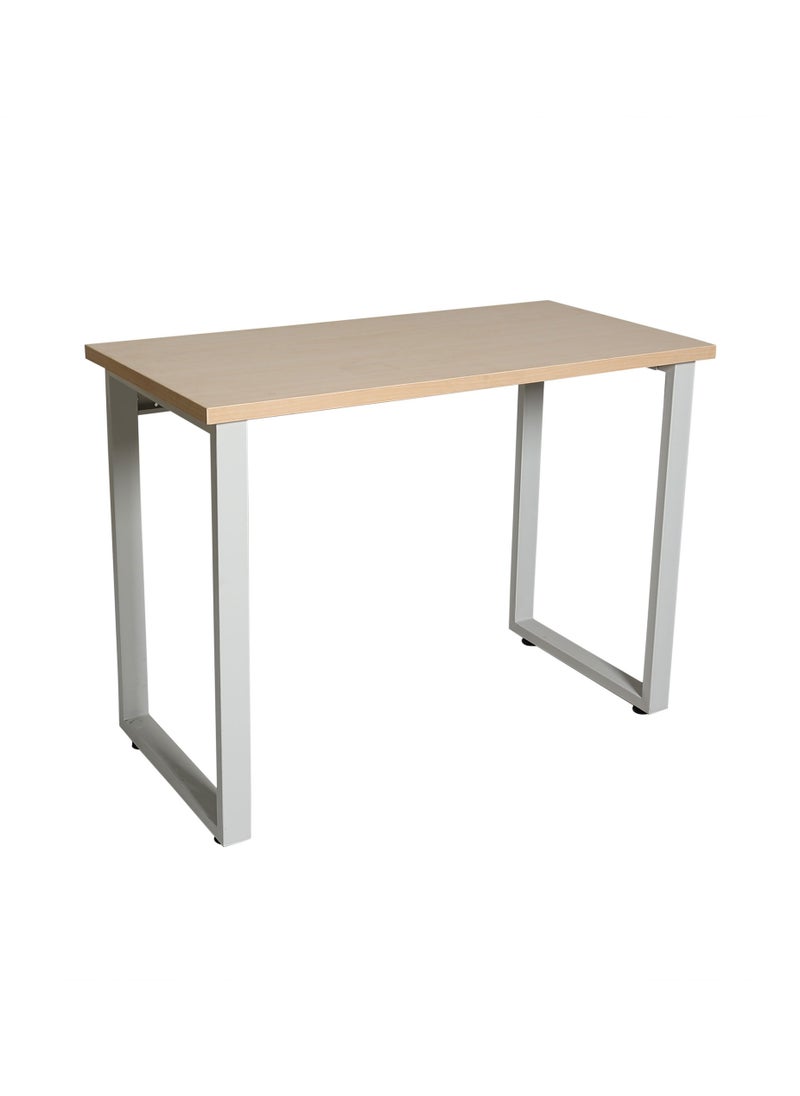 RIGID - RIGID Modern Computer Desk Table top Maple & Grey Legs - Image 1