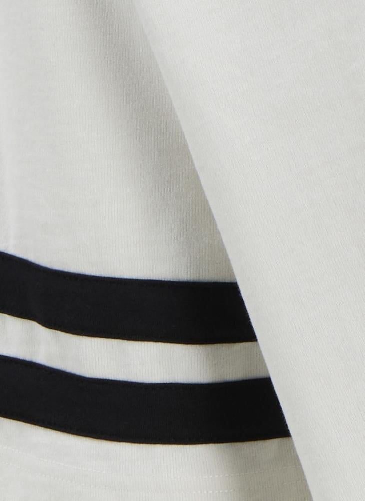JACK & JONES Jcoretreat Contrast Striped Short Sleeve Crew Neck  - Image 2