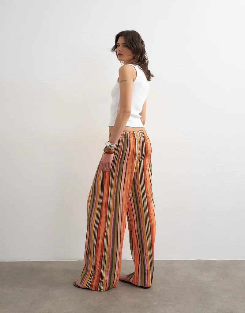 Topshop Tie Wide Leg Trousers