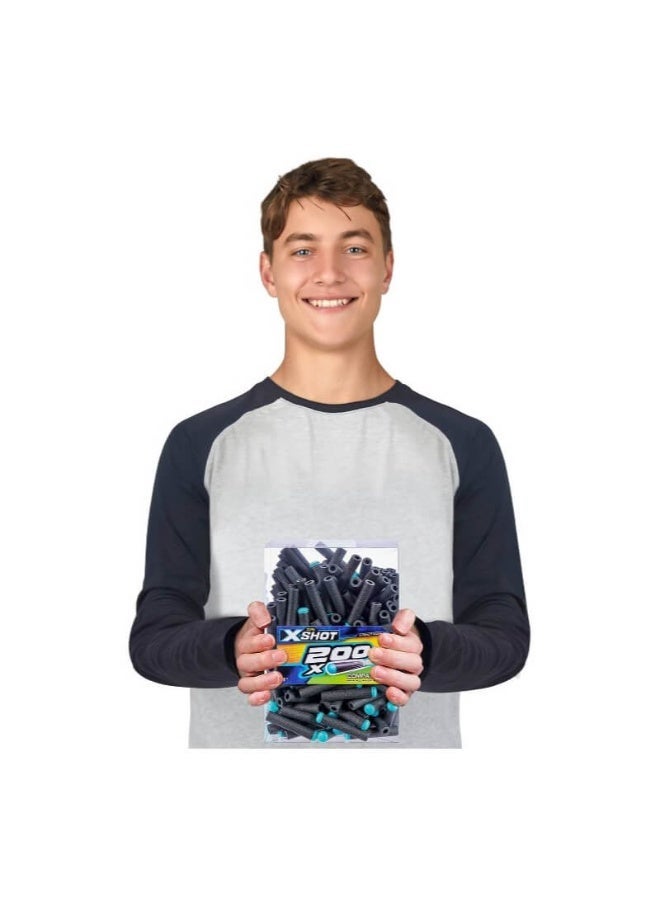 X-Shot عبوة إعادة تعبئة سهام فوم X-Shot (200 قطعة) - Image 3