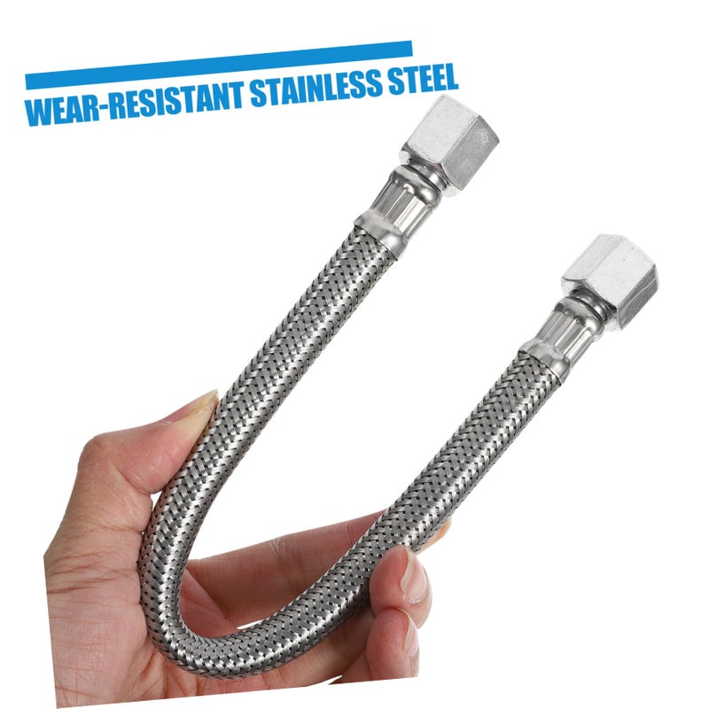 Stainless Steel Air Compressor Hose With One Way Valve Flexible Pneumatic Fittings For Safe Tool Connections - Image 4