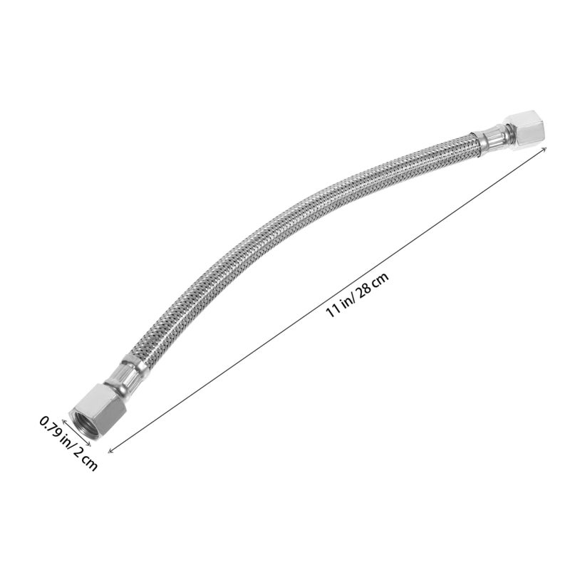 Stainless Steel Air Compressor Hose With One Way Valve Flexible Pneumatic Fittings For Safe Tool Connections - Image 3