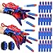 Excitobo 2 Sets Superhero Web Shooters for Kids Age 37Adjustable Wrist Launcher Slinging Toy Set with 40 DartsIdeal Birthday for Boys Girls Imaginative RolePlay Costume Accessory - Image 3