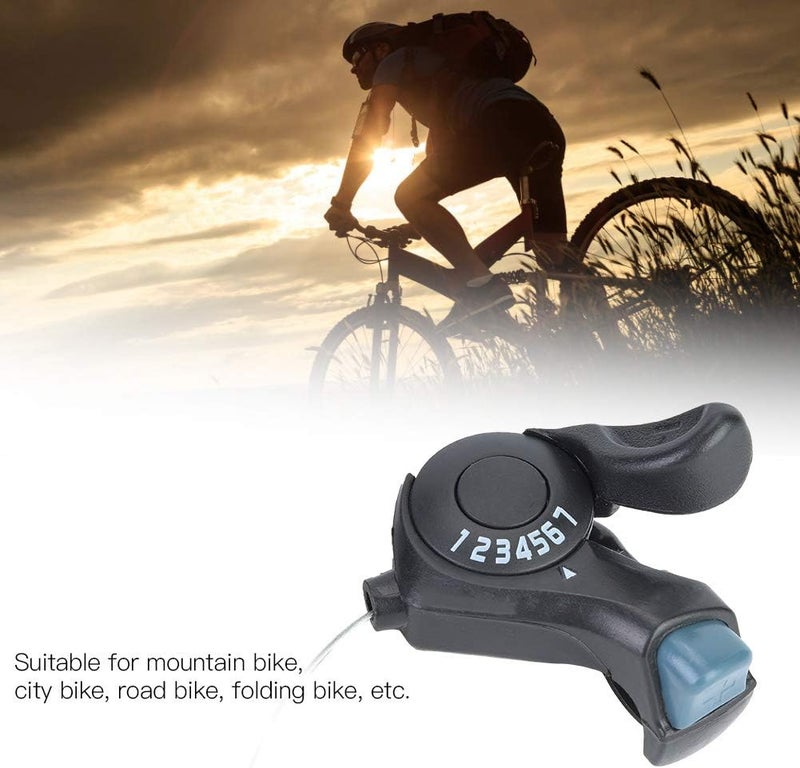 SOONHUA Bike Speed Shifter,TX-30 Right Thumb Gear Shifter,1 Pair Mountain Bicycle Gear Shifters 3X7 Speed Shift Lever and Set with Gear Indicator for Road Bike,MTB - Image 3