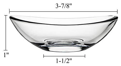 Yesland 6 Pack Glass Dip Bowls, 2 oz Clear Mini Bowl Set/Dessert Bowls Set, Perfect for Ketchup, Sauce, Butter & Olive Oil - Image 4