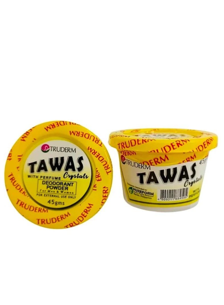 TRUDERM Tawas Deodorant Powder 45g With Perfume