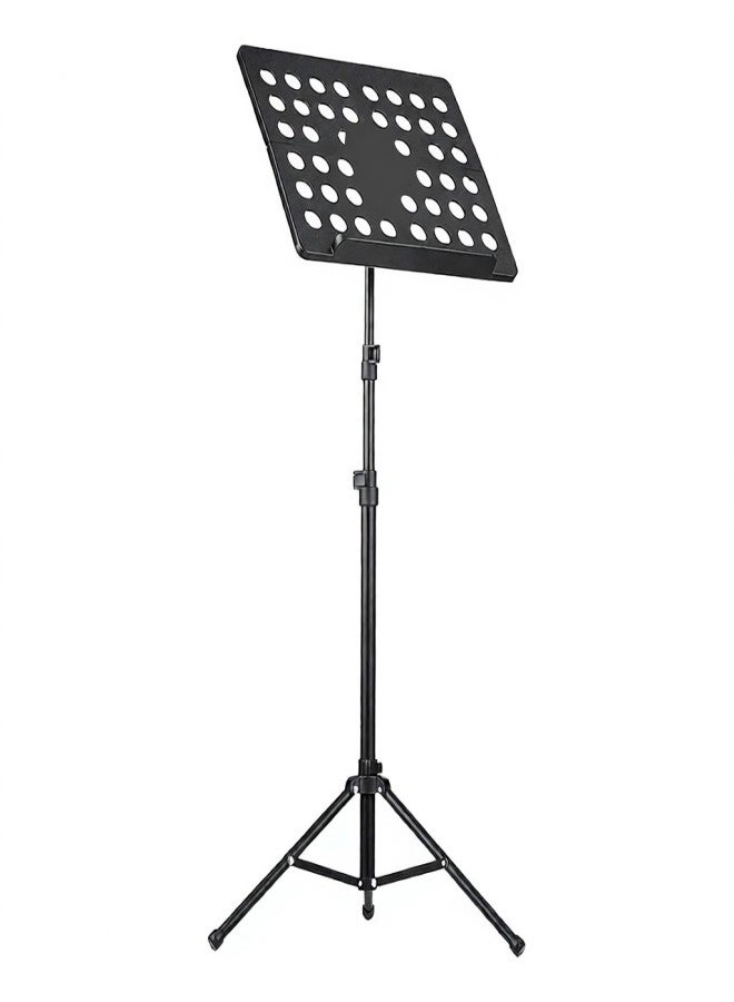 فلانجر حامل ثلاثي القوائم قابل للطي من فلانجر FL-05R، مصنوع من سبائك الألومنيوم، مع حقيبة حمل مقاومة للماء، مناسب لعزف الآلات الموسيقية مثل الأوركسترا والكمان والبيانو والجيتار. - Image 1