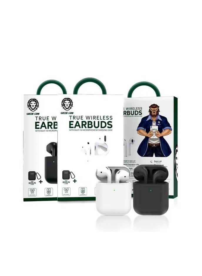 GREEN LION - True Wireless Earbuds - Black - Image 1