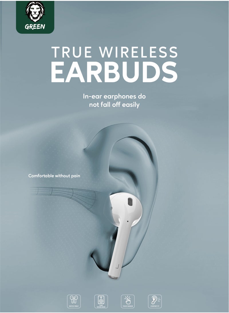GREEN LION - True Wireless Earbuds - Black - Image 1