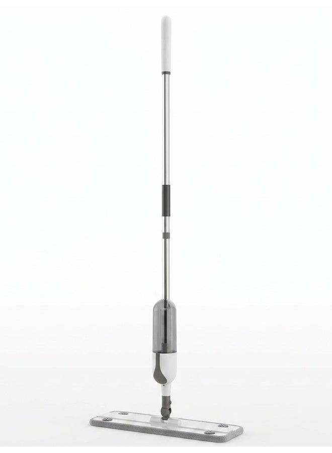 NKX Spray Mop with Refillable Water Tank, Flat Floor Mop with Microfiber Pad, Telescopic Stainless Steel Handle, 360° Rotating Head, Wet Dry Mop for Hardwood Tile Marble Laminate Floors, Home Kitchen Bathroom Cleaning Mop - Image 1