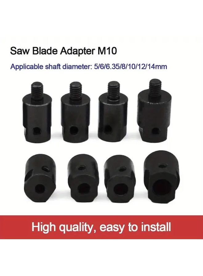 M10 5 6 8 10 12mm مهايئ شفرة المنشار 6 35mm من الفولاذ الثقيل لتلميع الطحن ووصلة عمود المحرك قضيب توصيل قابل للتعديل بتصميم هندسي دقيق لمهام القطع والتلميع مصنوع من المعدن المتين - Image 2