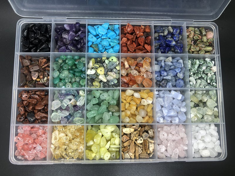 Yephac Gemstone Beads Natural Irregular Shaped Stone Chips Crystal Energy Healing Power for Jewelry Making(24 Material) - Image 4