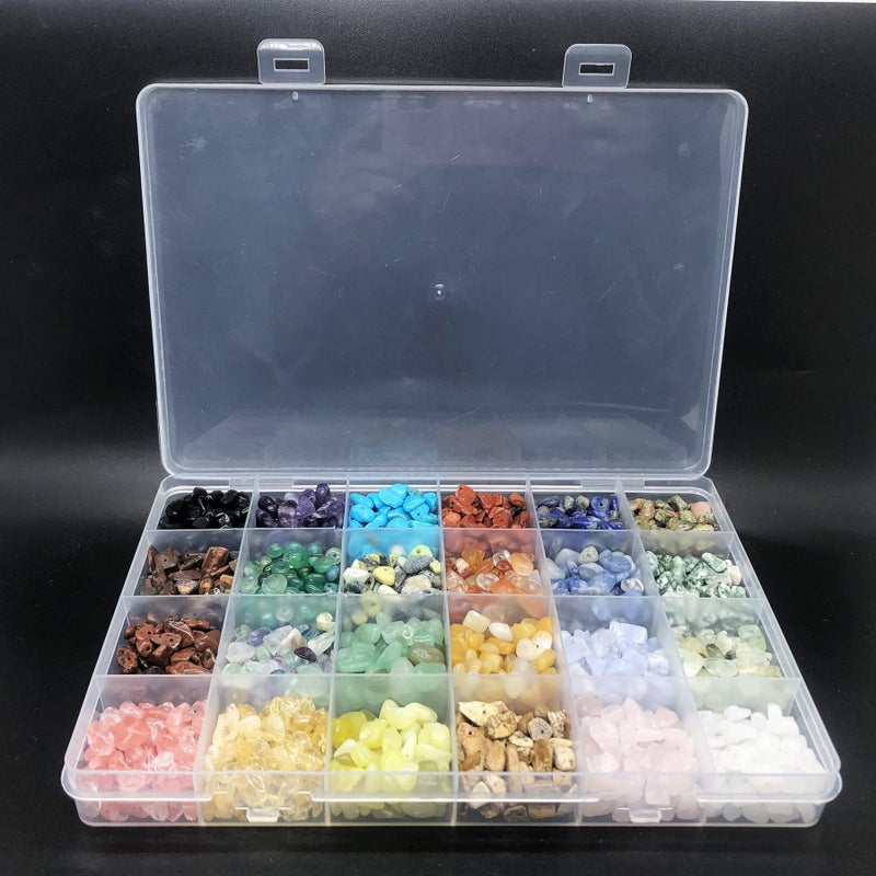 Yephac Gemstone Beads Natural Irregular Shaped Stone Chips Crystal Energy Healing Power for Jewelry Making(24 Material) - Image 5