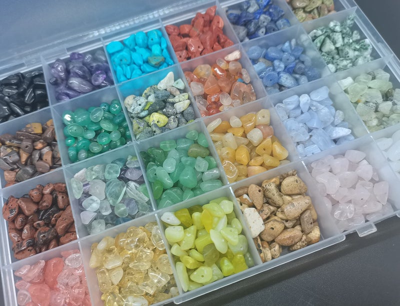 Yephac Gemstone Beads Natural Irregular Shaped Stone Chips Crystal Energy Healing Power for Jewelry Making(24 Material) - Image 3