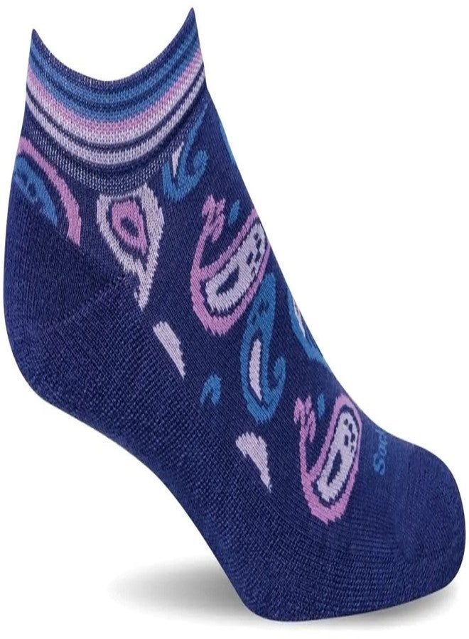 Sockwell Women's Paisley Micro Sock, Hyacinth - M/L - Image 1