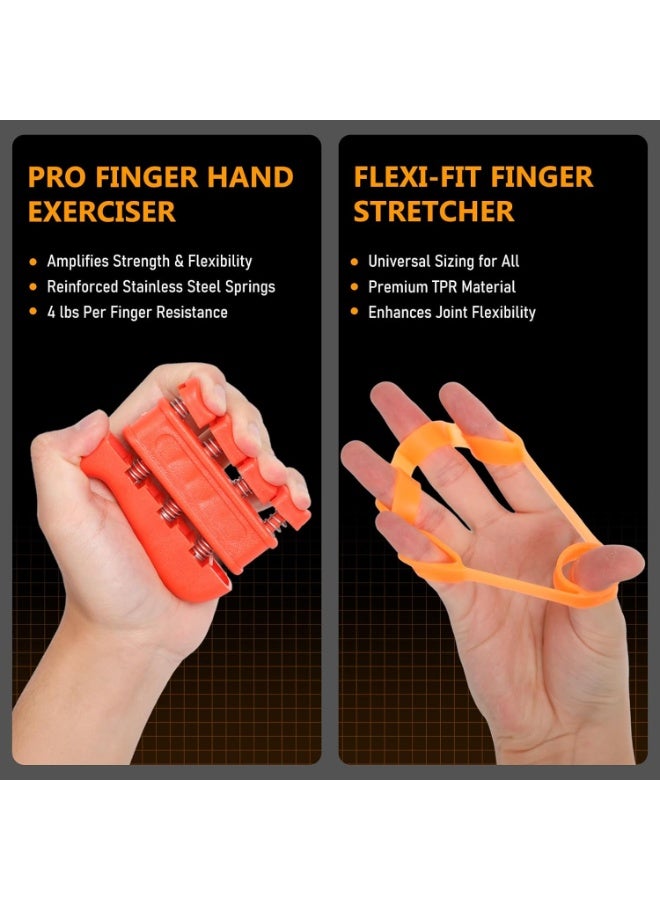 JKSHMYT جيه كيه اس اتش واي تي مجموعة تدريب قوة قبضة اليد (5 قطع)، مقوي الساعد المقاوم القابل للتعديل، مقوي قبضة اليد لبناء العضلات والتعافي من الاصابات للرياضيين - Image 3