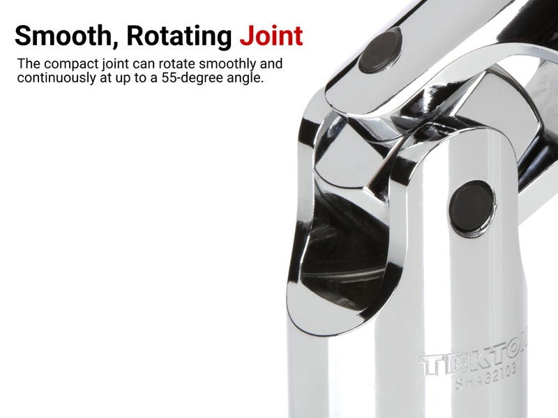 TEKTON 1/4 Inch Drive x 10 mm 6-Point Universal Joint Socket | SHD08110 - Image 3