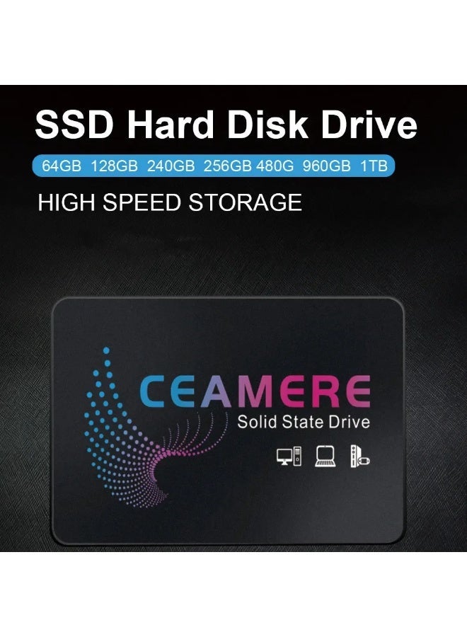 سِيمِير قرص SSD SATA 3 بسعة 512 جيجابايت مقاس 2.5 بوصة لأجهزة اللابتوب وPS4 والحواسيب المكتبية - Image 4