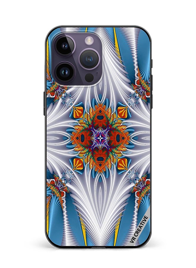 VR CREATIVE Protective Case Cover For Apple iPhone 15 Pro Abstract Design Multicolour - Image 1