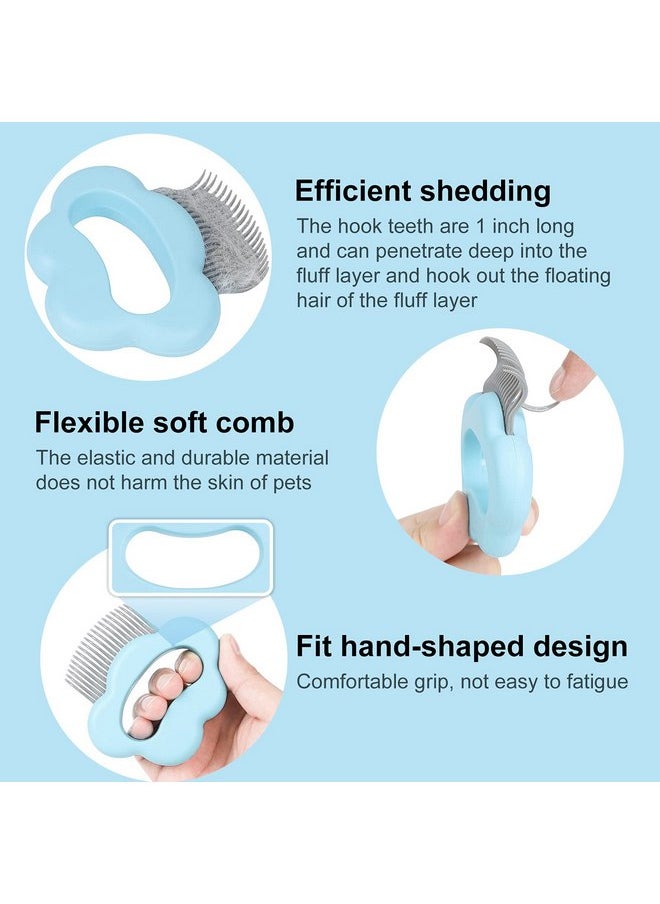 Laiannwell - Laiannwell Pet Grooming Supplies, Massaging Comb for Removing Matted Fur and Knots/Tangles, Perfect for Long and Short Hair Pets (3 Packs) - Image 1