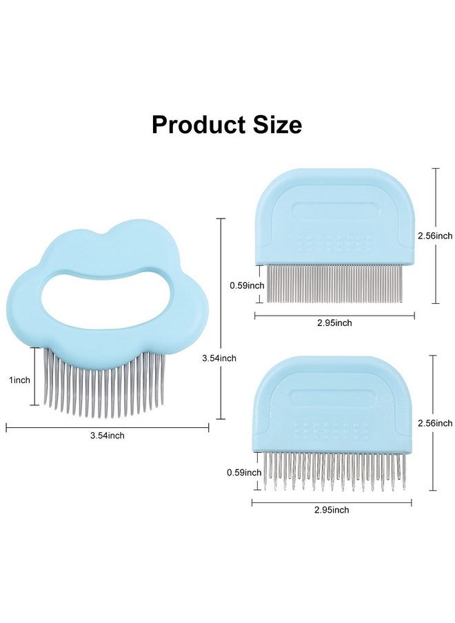 Laiannwell - Laiannwell Pet Grooming Supplies, Massaging Comb for Removing Matted Fur and Knots/Tangles, Perfect for Long and Short Hair Pets (3 Packs) - Image 1