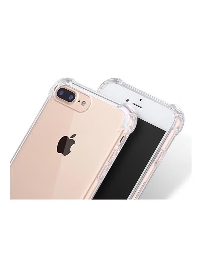 جراب حماية كامل للهاتف iPhone 7P/8P، مقاوم لبصمات الأصابع، للاستخدام طويل الأمد، مقاوم للسقوط، متوافق مع غطاء خلفي شفاف رفيع مقاوم للصدمات لا يصفر لونه. - Image 2