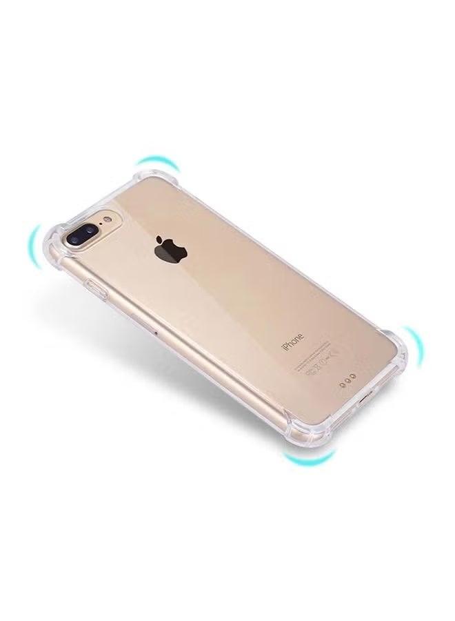 جراب حماية كامل للهاتف iPhone 7P/8P، مقاوم لبصمات الأصابع، للاستخدام طويل الأمد، مقاوم للسقوط، متوافق مع غطاء خلفي شفاف رفيع مقاوم للصدمات لا يصفر لونه. - Image 3