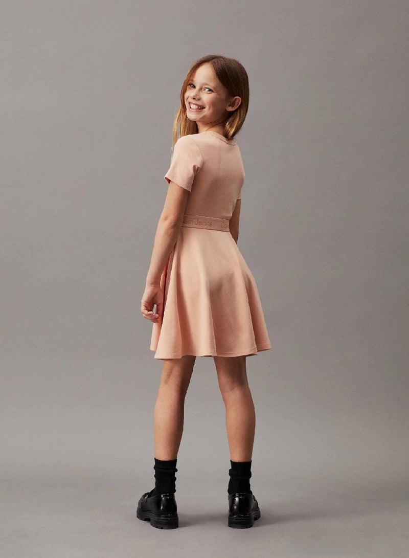 Calvin Klein Jeans Punto Milano Flared Dress - Image 2