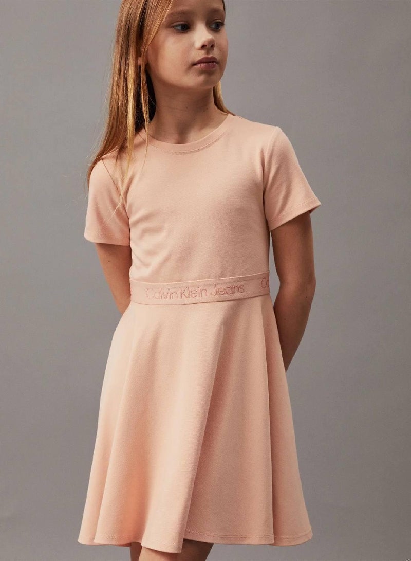 Calvin Klein Jeans Punto Milano Flared Dress - Image 3