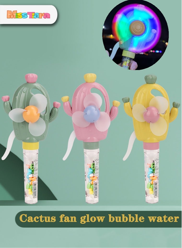 MissTiara 6 Pcs Camera Projection and Cactus Glow Bubble Wand Bubble Water Toy Party Favors for Kids Bubble Wands Toy, Party Favors, Goodie Bags Fillers, Birthday Day Gifts and Prize - Image 2