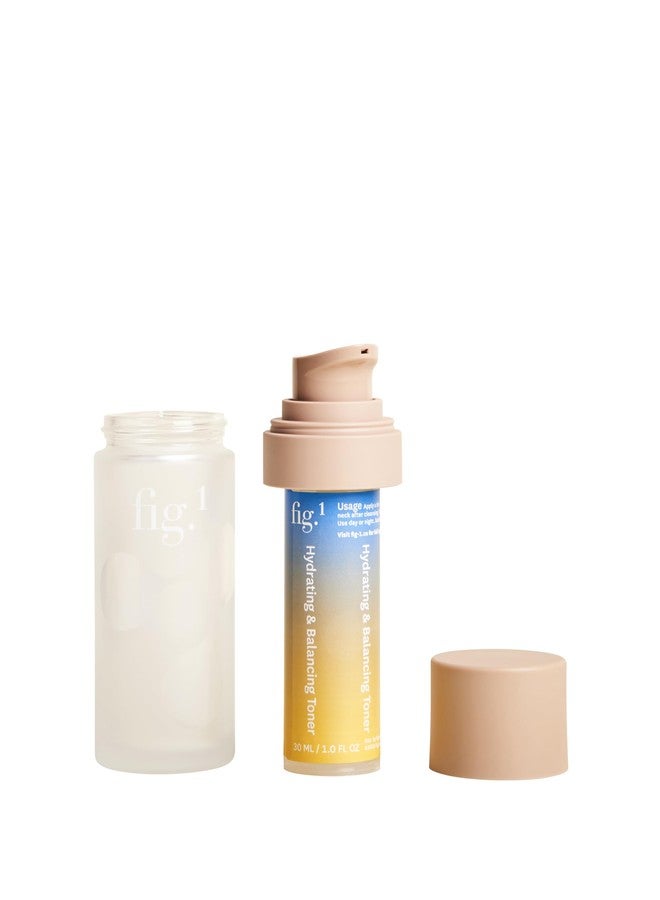 Fig.1 Hydrating & Balancing Toner for Face - Hydrating face Toner for Women, Glowing & Vegan Skincare with Hyaluronic Acid - for Sensitive, Dry, Oily Skin - Refillable & Clinically Proven 30ml - Image 4