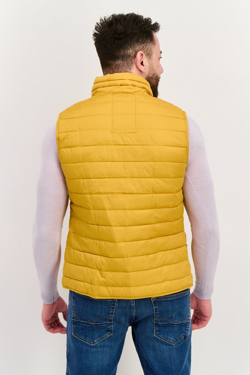 GAP جاكيت رجالي بأكمام بسيطة، خردلي - Image 3