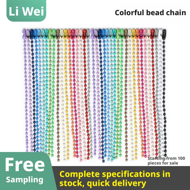 Metal Bead Chain for DIY Jewelry Making - Image 1