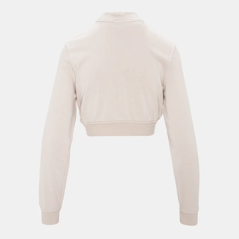 Nike White Women's Sportswear Chill Terry Crop Top for Women | Best Price UAE