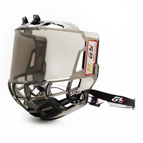 Gy Hockey Full Face Shield Visor Senior Hockey Face Shield Ice Hockey Helmet Visor Adult Youth AntiScratchAntiFogCe Certified Smoke - Image 1