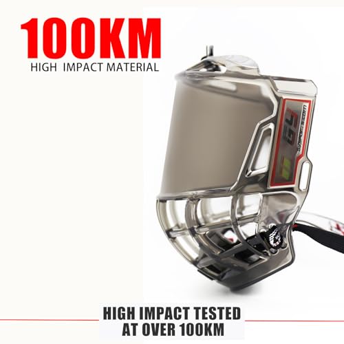 Gy Hockey Full Face Shield Visor Senior Hockey Face Shield Ice Hockey Helmet Visor Adult Youth AntiScratchAntiFogCe Certified Smoke - Image 3