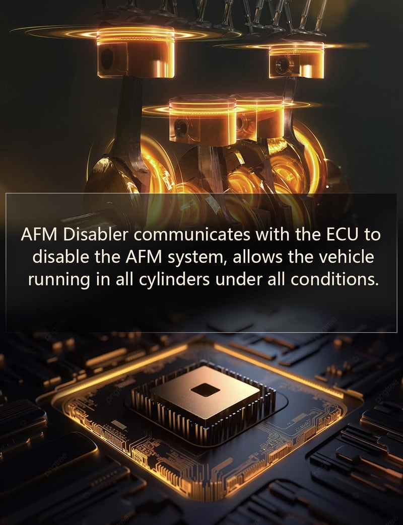 DZFST.FI AFM معطل إدارة الوقود النشطة AFM حذف DOD متوافق مع شيفروليه سيلفرادو 1500 V8 5.3L 2010-2018 موديلات والشاحنات، SUVs مع محركات GM V6 V8، ذهبي - Image 3