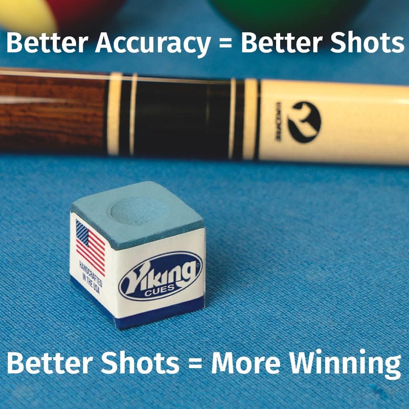 Viking Pool Cue Chalk Blue 12 Pack | Billiard Pool Stick Chalk for Home, Bar, and Tournament Use - Image 5