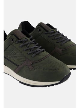 RBX Men Lace Up Casual Shoes, Dark Green  - Image 3