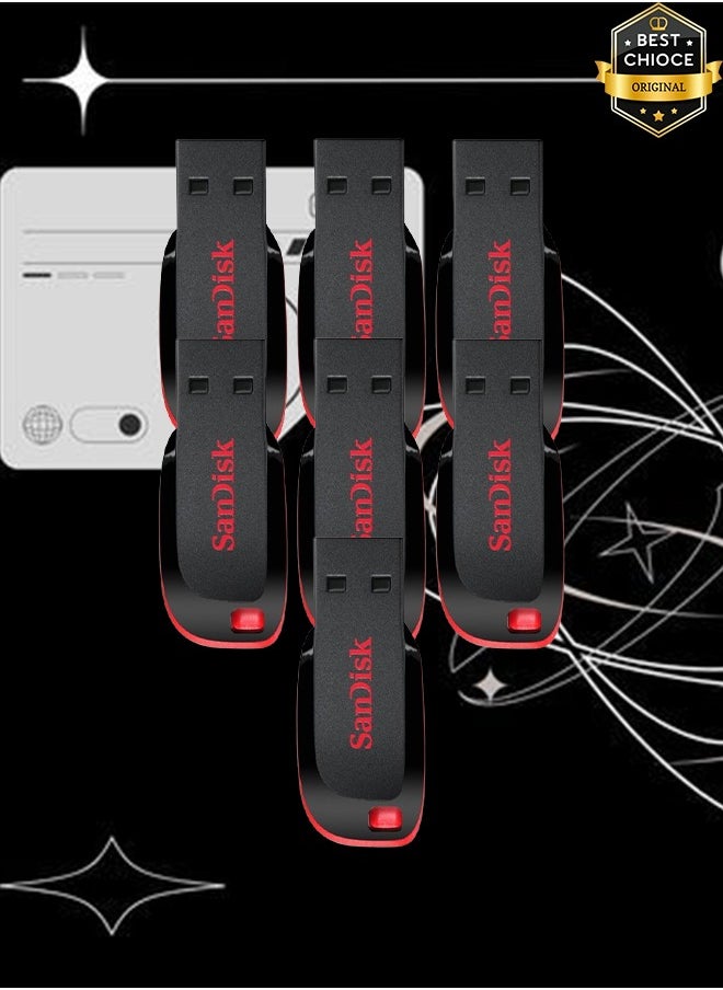 Sandisk 7 Pieces SanDisk Curzer Blade USB 2.0 Flash Drive 32GB  - Image 1