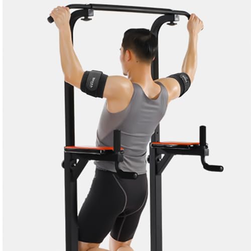 YAVOUN Tendonitis - Bicep ＆ Tricep Compression Sleeve/Wrap - Tricep Tendonitis, Bicep Tendonitis - Pain Relief for Bicep and Triceps Muscle Strains, Compression Arm Support (Black, 8.3" - 13.7" × W 3.93") - Image 4