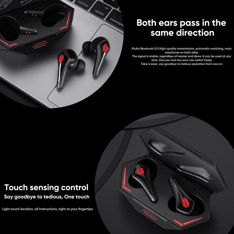 نوبيا سماعة لاسلكية Nubia NUBIA RedMagic TWS - أسود - Image 2