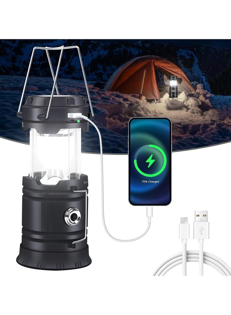 Camping light, rechargeable and portable tent light, 3 lighting modes, 4200mAh portable power bank, with magnetic base, camping/hiking/fishing/hurricane/emergency electric horse light flashlight - Image 4