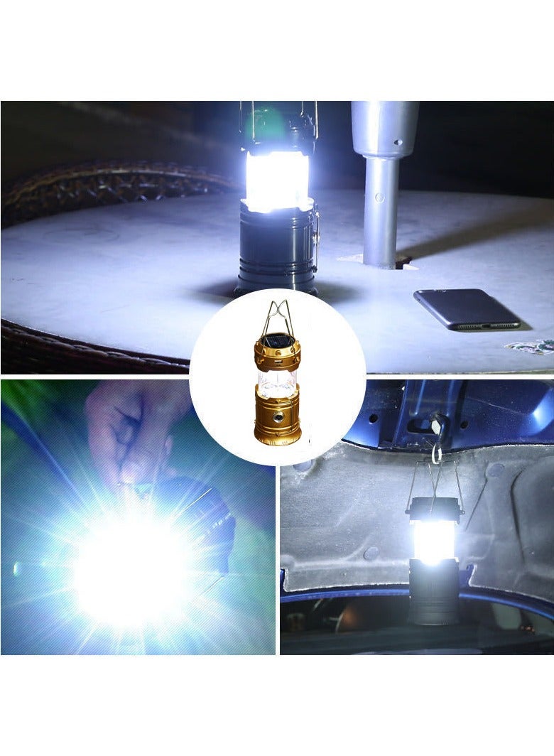 Camping light, rechargeable and portable tent light, 3 lighting modes, 4200mAh portable power bank, with magnetic base, camping/hiking/fishing/hurricane/emergency electric horse light flashlight - Image 2