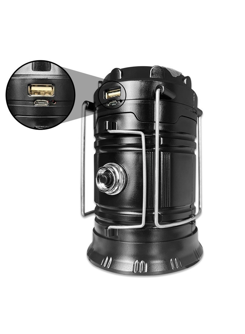 Camping light, rechargeable and portable tent light, 3 lighting modes, 4200mAh portable power bank, with magnetic base, camping/hiking/fishing/hurricane/emergency electric horse light flashlight - Image 1