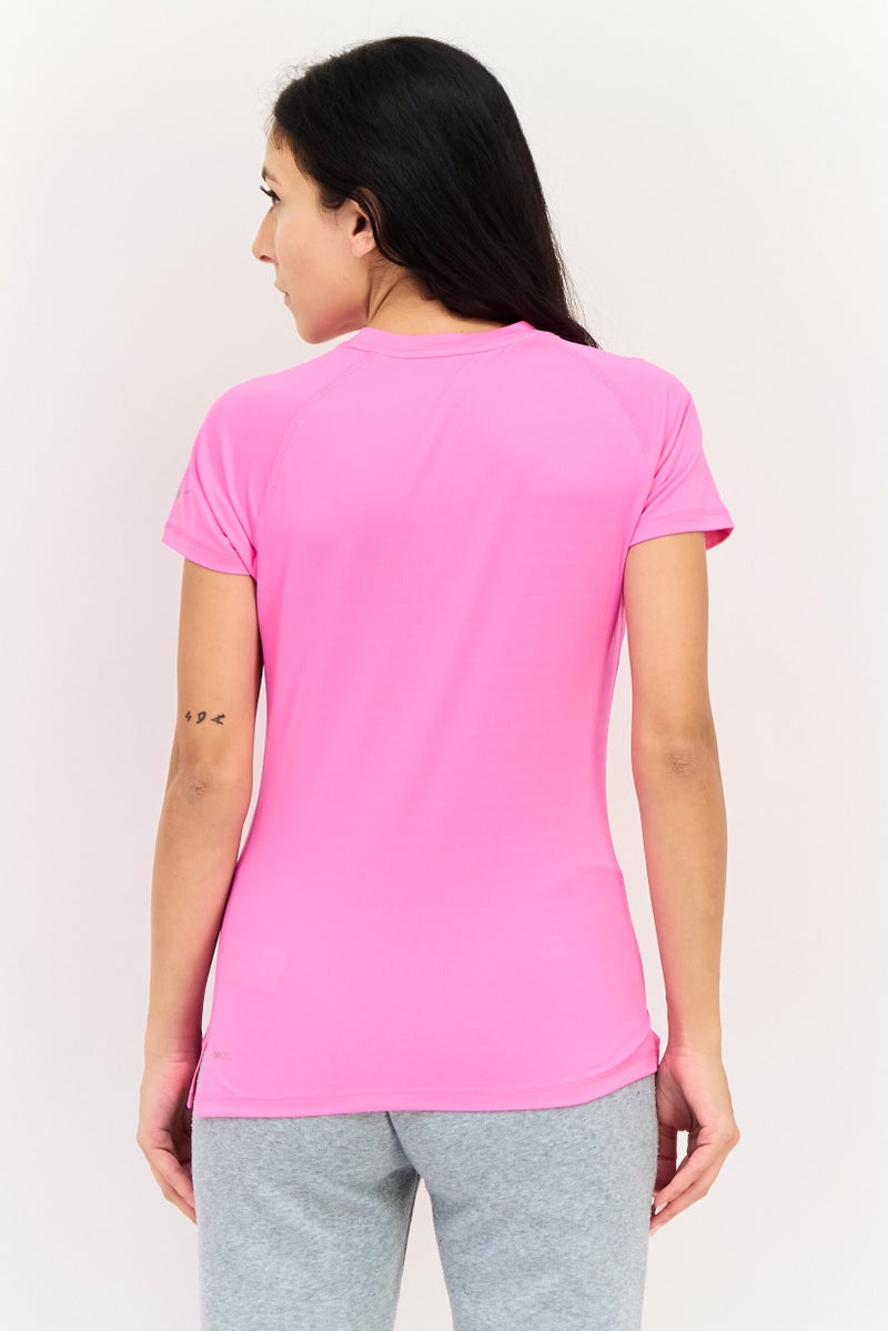 PUMA Women Sportswear Fit Short Sleeves Running T-Shirt, Bright Pink - Image 3
