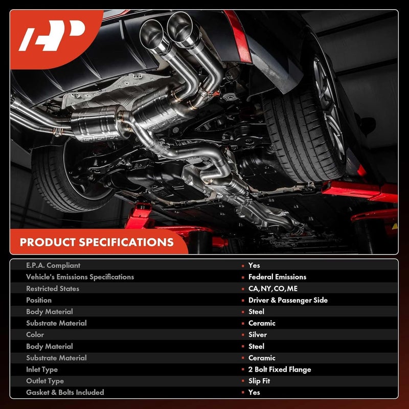A-Premium 2-PC Catalytic Converter Kit for Dodge and Chrysler - Image 3