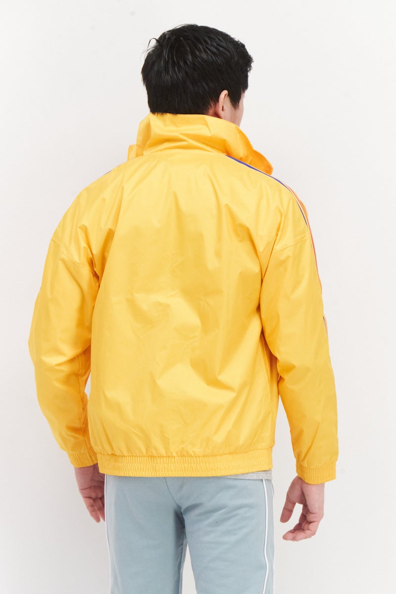 Adidas Men Sportswear Fit 3D Three Stripes Track Jacket, Orange  - Image 2